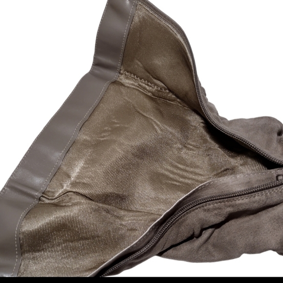 Qupid Faux Suede Slouch Boots NWOT - Picture 10 of 10